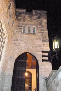 Castle Enterance at Hazelwood Castle